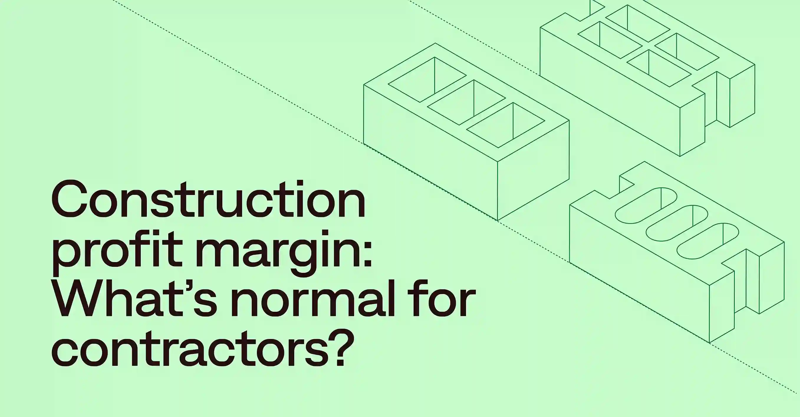 construction profit margin