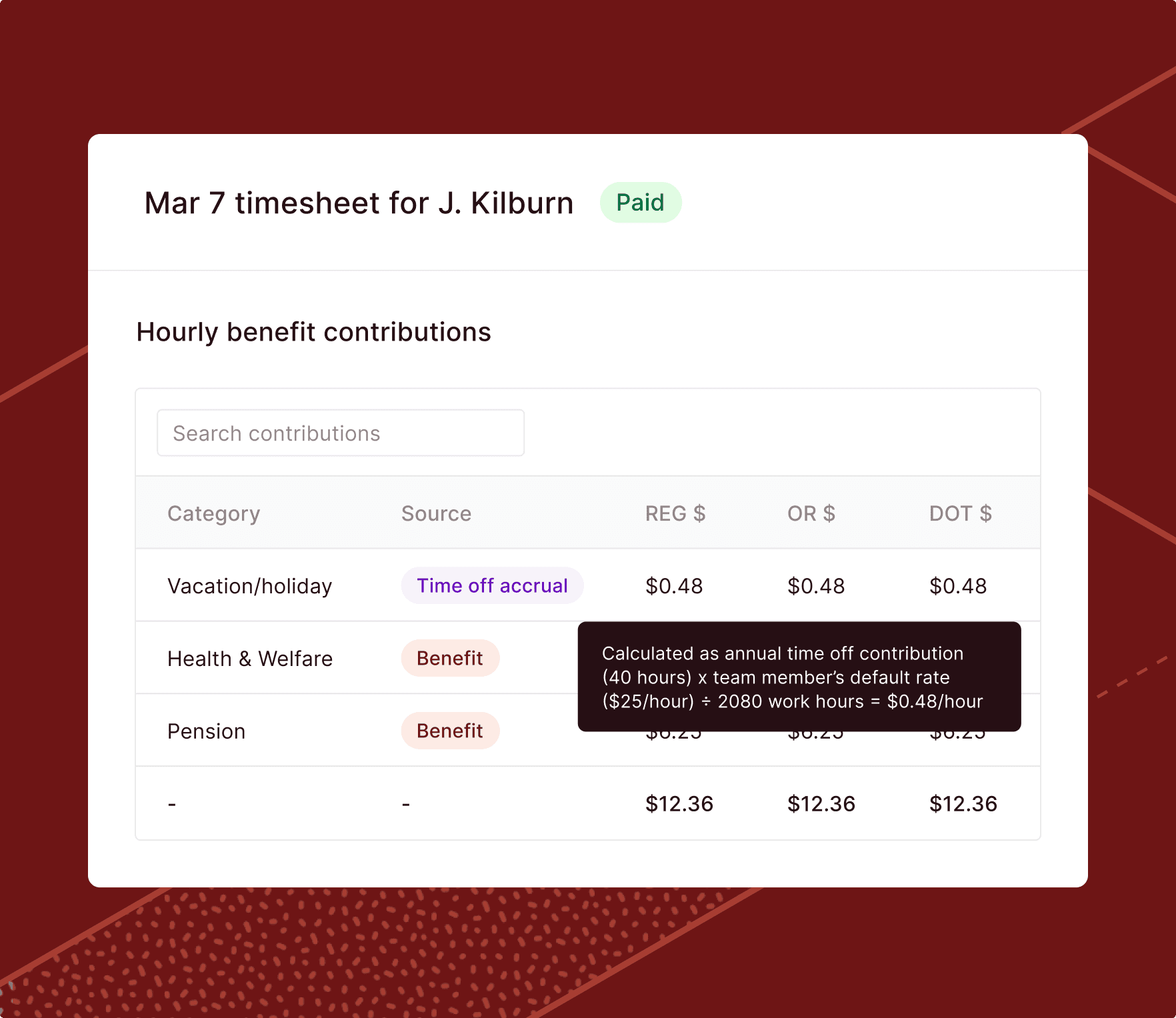 Miter Payroll - Calculate Gross Pay, Without The Guesswork