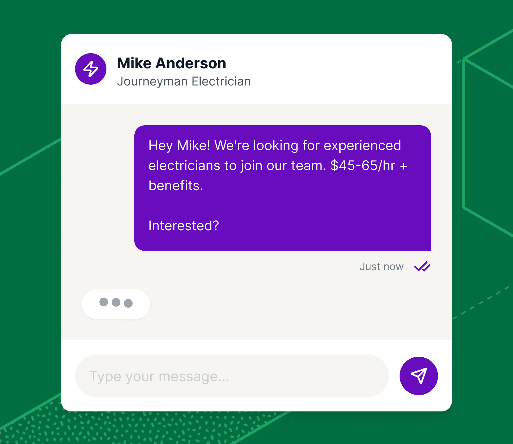 Miter Recruiting - Text Candidates In Real Time.