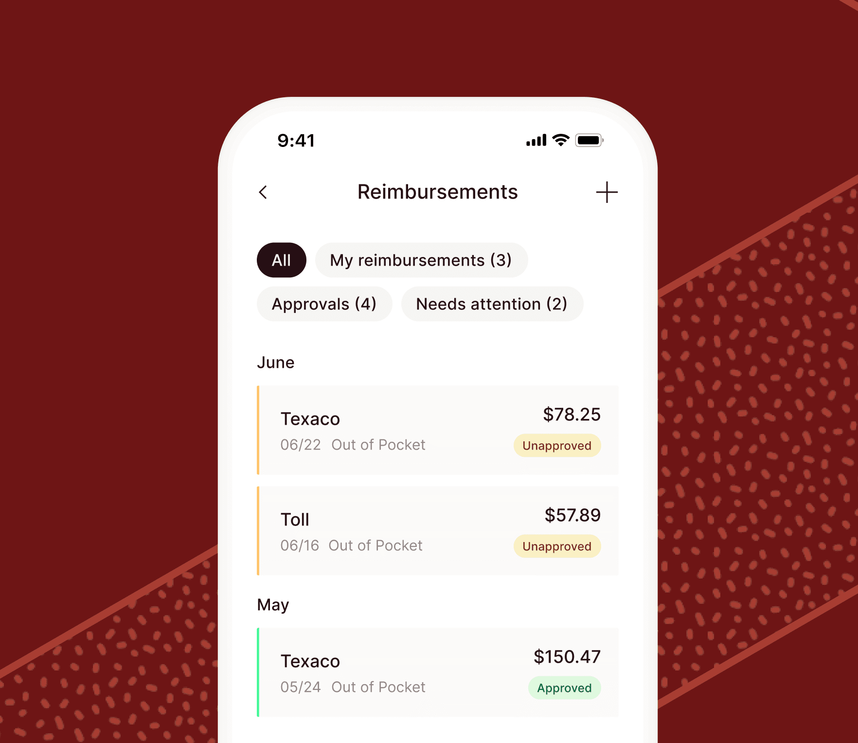 Miter Reimbursements - Mileage Reimbursements, Automated.