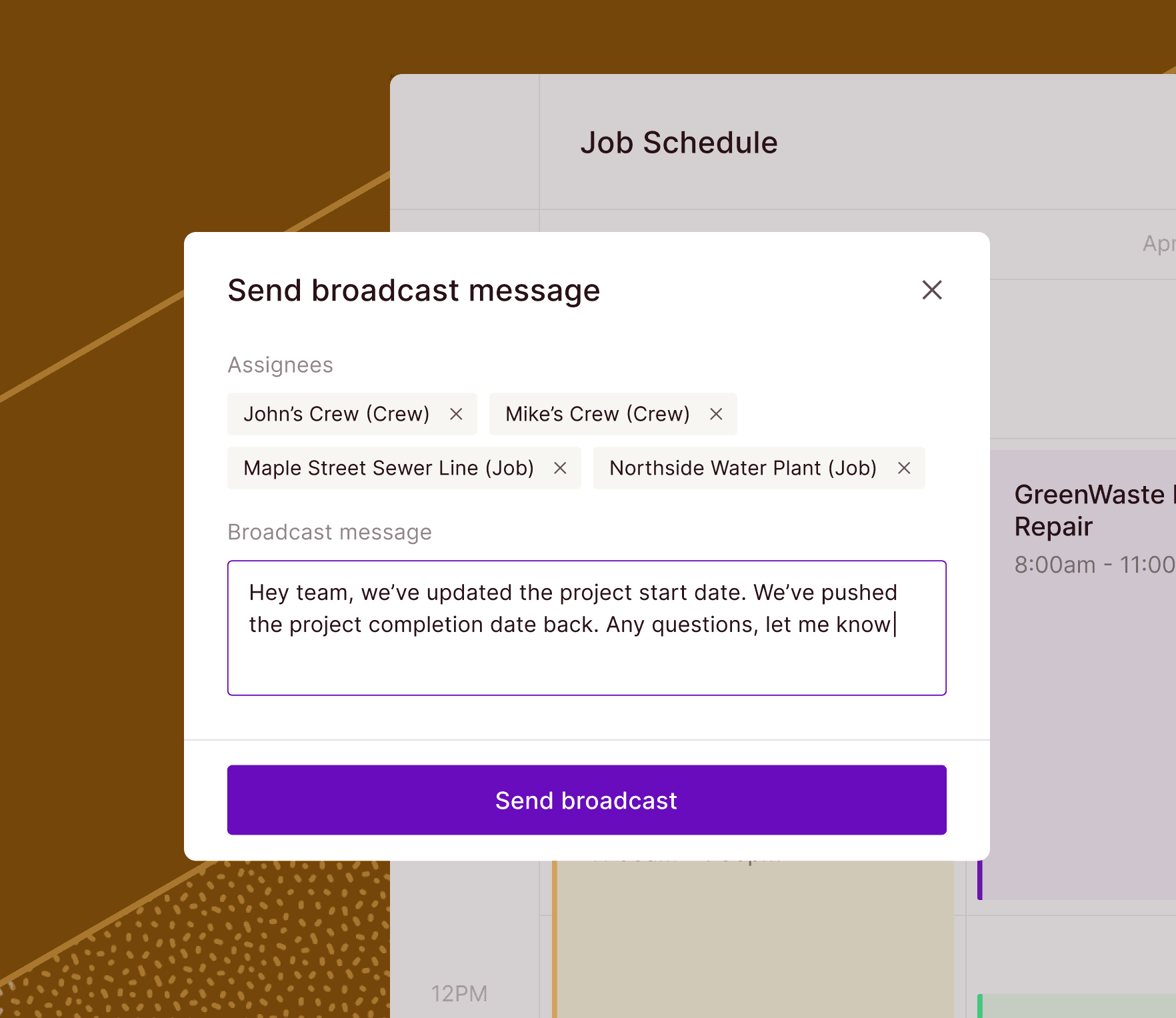 Miter Scheduling - Roll With The Punches.