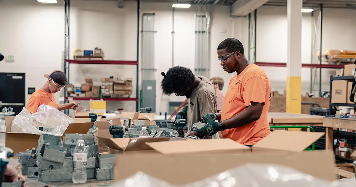 Marathon Electrical Contractors Employees Working