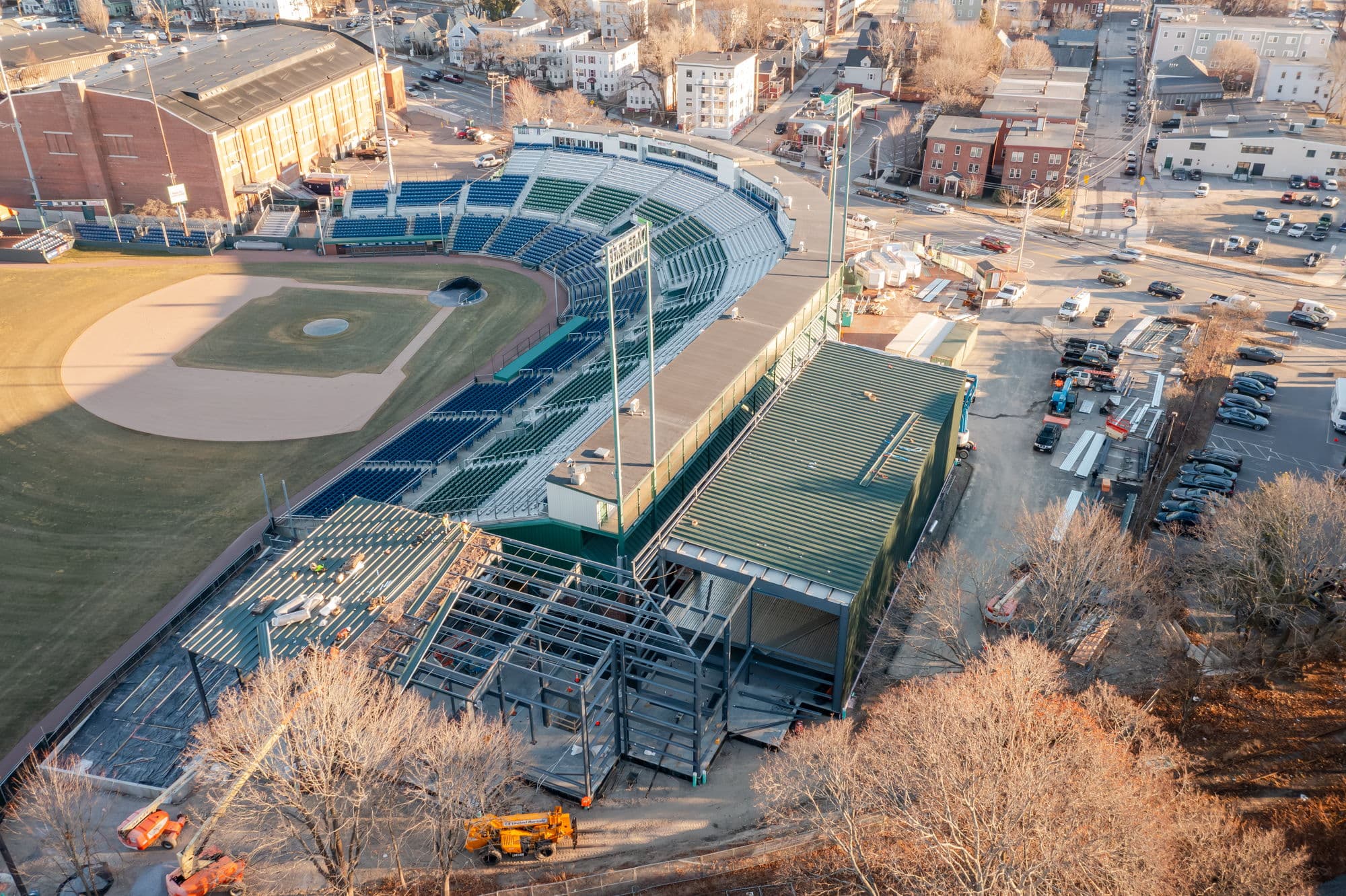 Portland Sea Dogs Clubhouse Build Under Construction