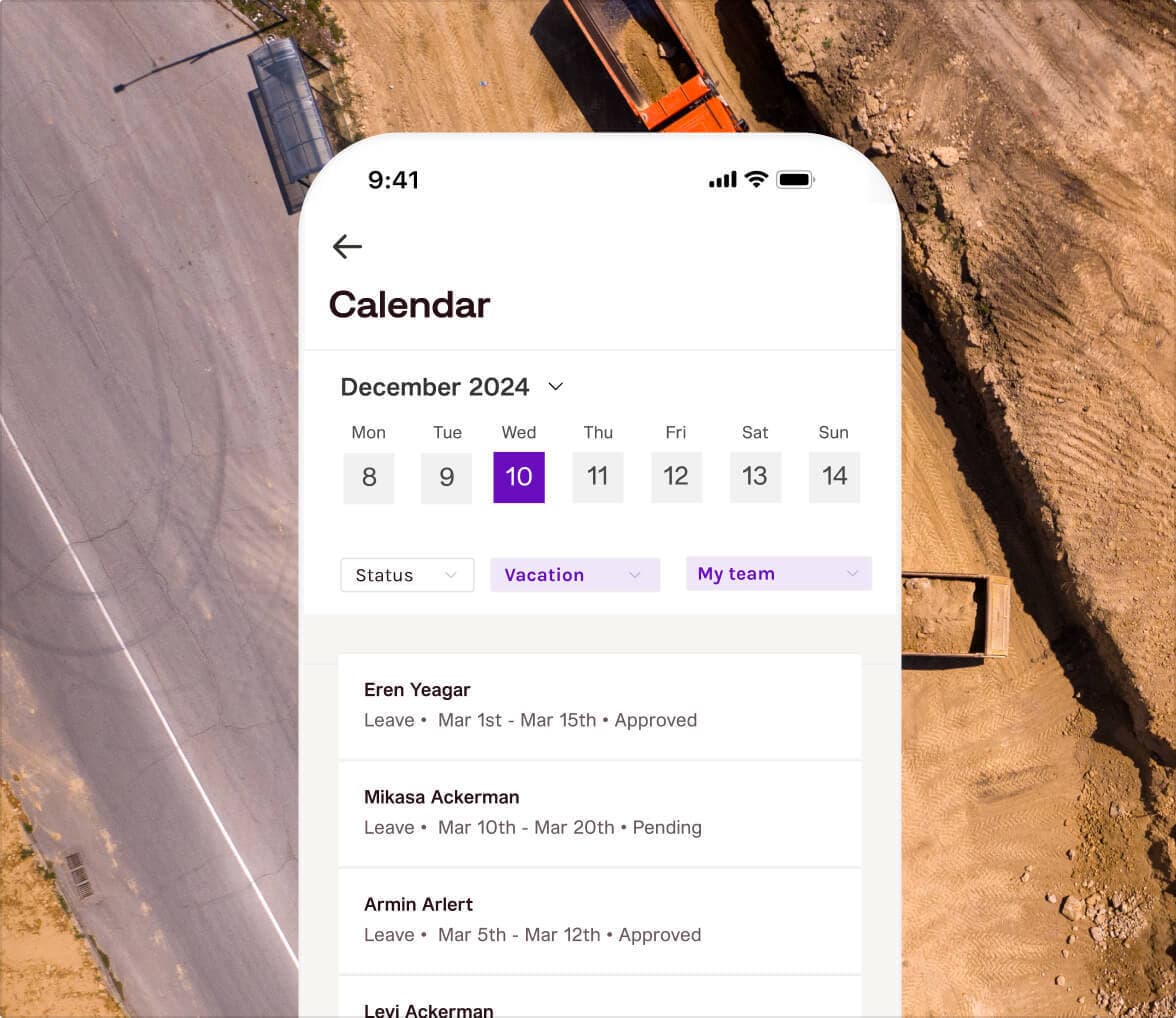 HR that connects your field and office.