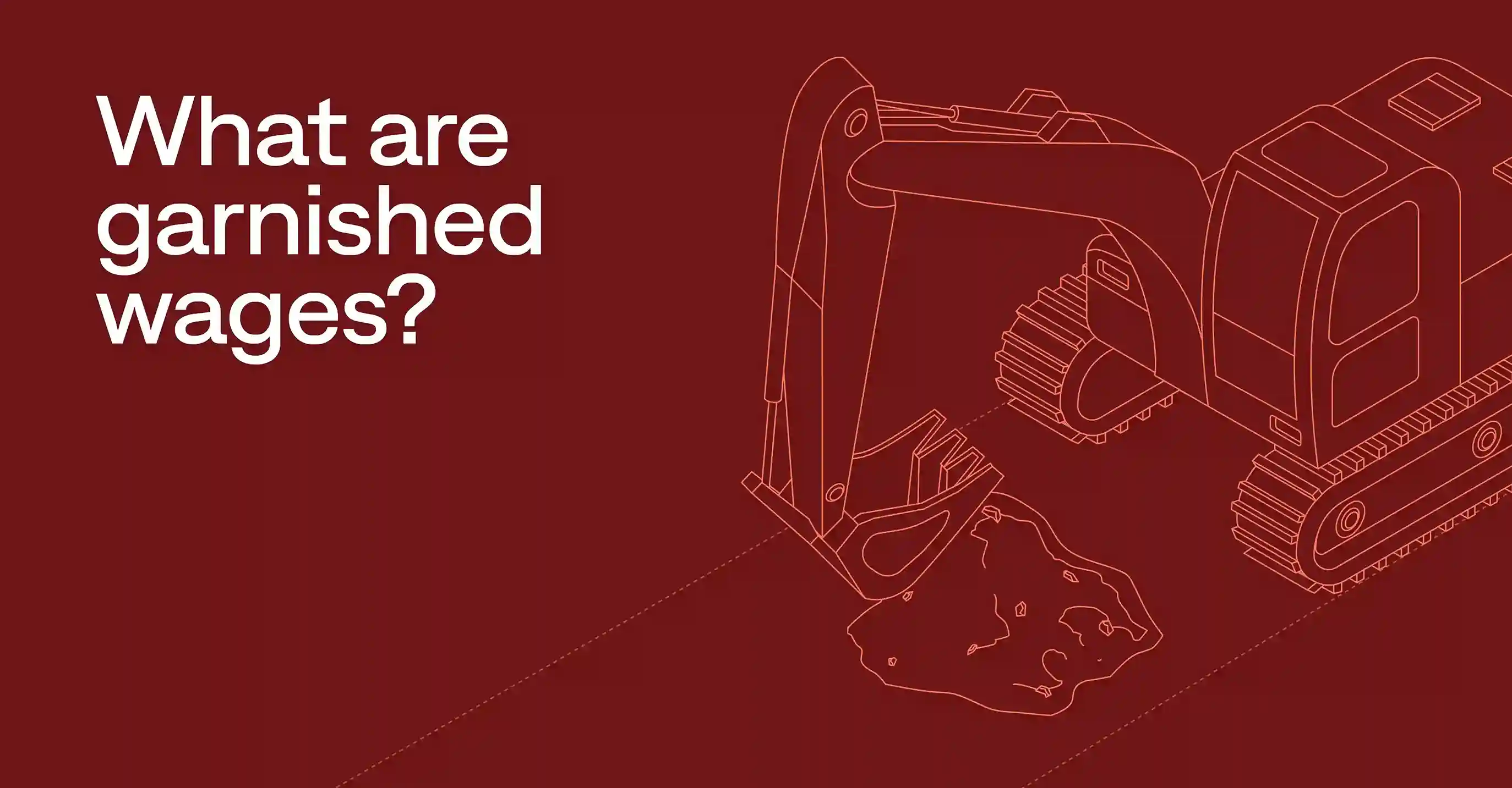 How does wage garnishment work in construction?
