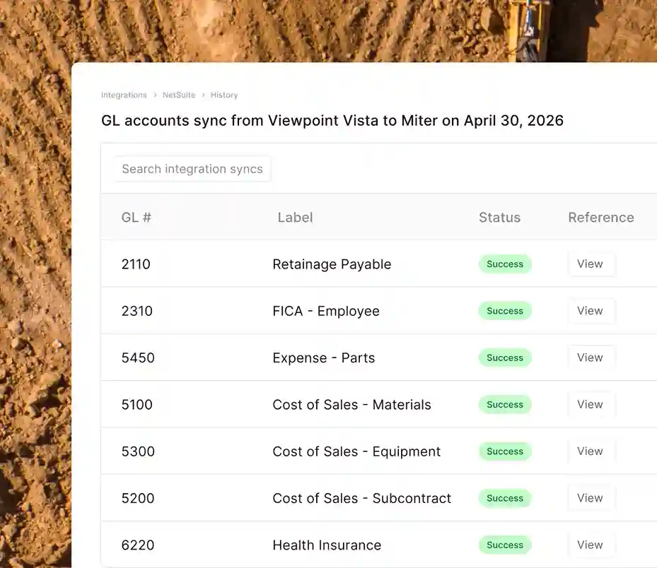 miter and viewpointvista