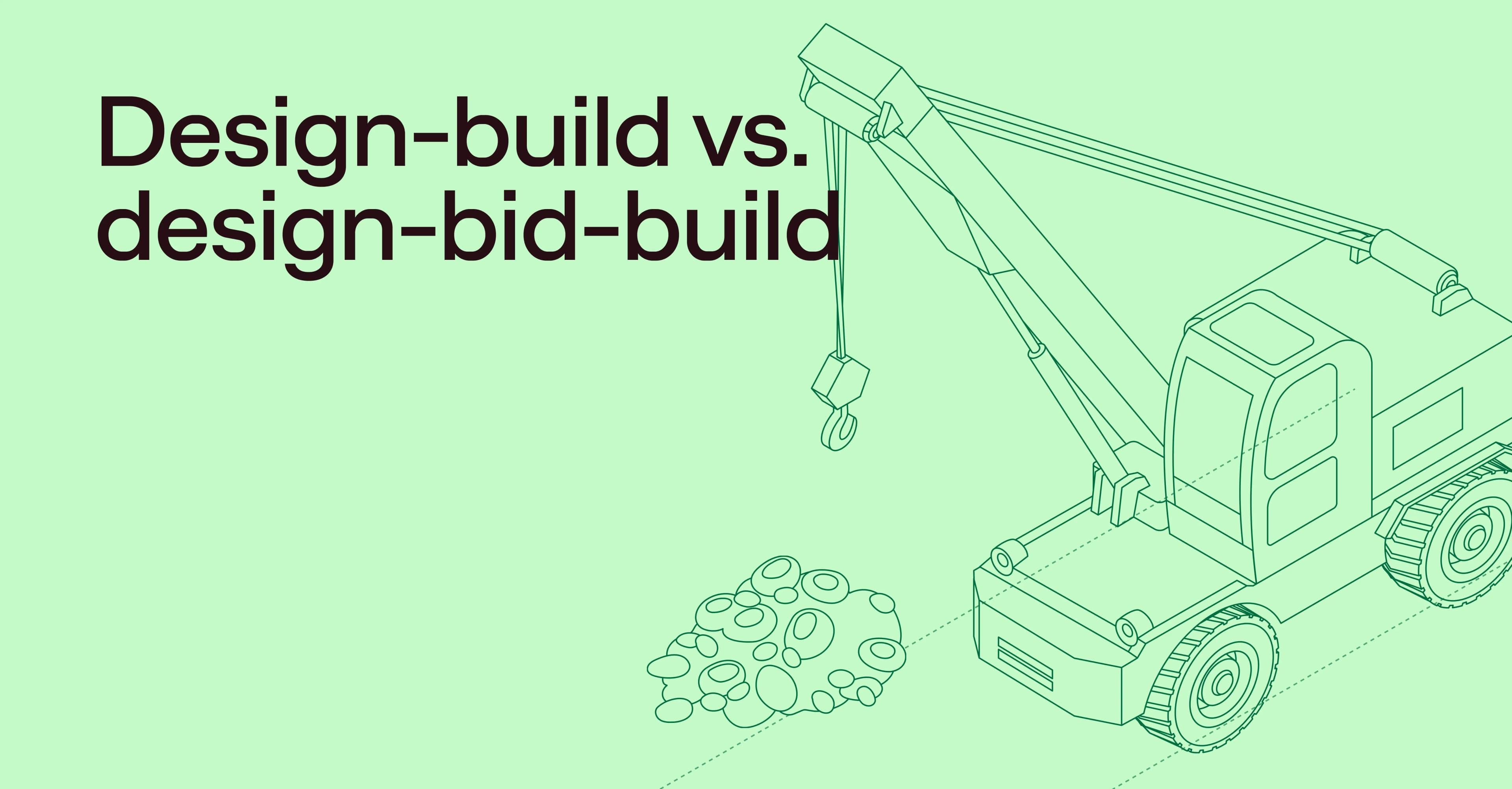 Design-build vs. design-bid-build in construction