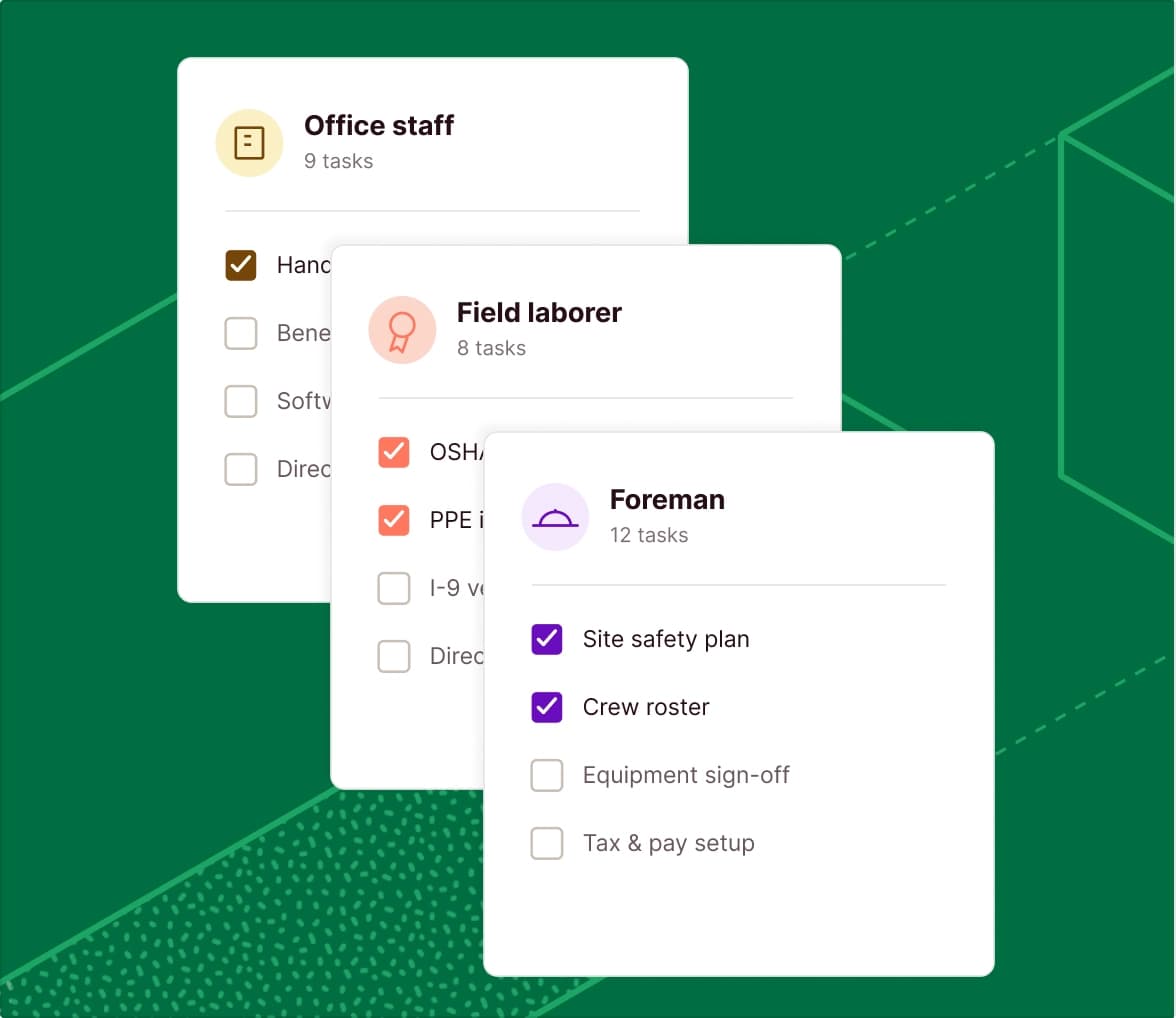 Onboarding 2 Onboarding Workflows Built For Every Construction Role