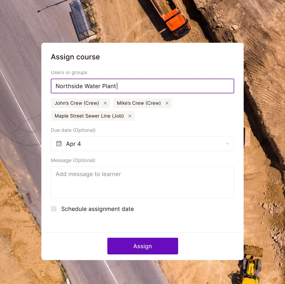 Builder Learning LMS for construction companies